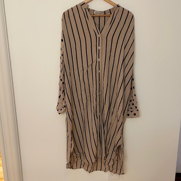 Wildwood Multi Pattered Long Sleeve Maxi Dress - Picture 1 of 5